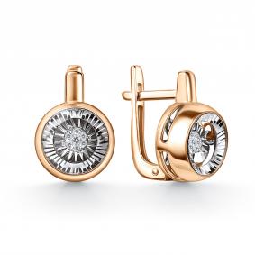 Золотые серьги GRIGORIEV с танцующим бриллиантом Г02-11-71283-31-00 Г02-11-71283-31-00 фото