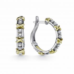 Серьги из белого золота GRIGORIEV Г02-12-0747-11-00-3 с бриллиантом Г02-12-0747-11-00-3 фото