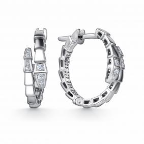 Серьги из белого золота GRIGORIEV Г02-12-0974-11-00-1 с бриллиантом Г02-12-0974-11-00-1 фото