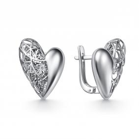 Серьги из белого золота GRIGORIEV с танцующим бриллиантом Г02-12-51309-11-00 Г02-12-51309-11-00 фото