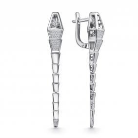 Серьги из белого золота GRIGORIEV Г02-12-5943-31-00-1 с бриллиантом Г02-12-5943-31-00-1 фото