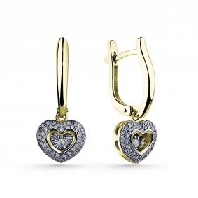 Серьги из лимонного золота GRIGORIEV Г02-13-5911-31-00-1 с бриллиантом Г02-13-5911-31-00-1 фото