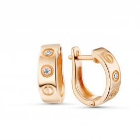 Серебряные серьги GRIGORIEV Г02-20-0562-41-00 с фианитом Г02-20-0562-41-00 фото