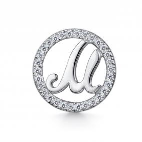 Серебряная подвеска GRIGORIEV Г03-10-01338-41-00-8 с фианитом Г03-10-01338-41-00-8 фото