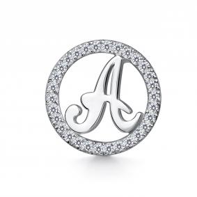 Серебряная подвеска GRIGORIEV Г03-10-01338-41-00 с фианитом Г03-10-01338-41-00 фото