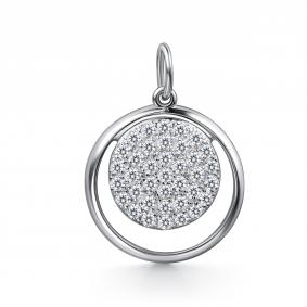 Серебряная подвеска GRIGORIEV Г03-10-0939-41-00-1 с фианитом Г03-10-0939-41-00-1 фото