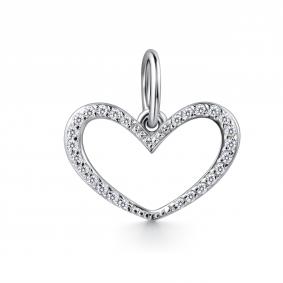 Серебряная подвеска GRIGORIEV Г03-10-0948-41-00 с фианитом Г03-10-0948-41-00 фото