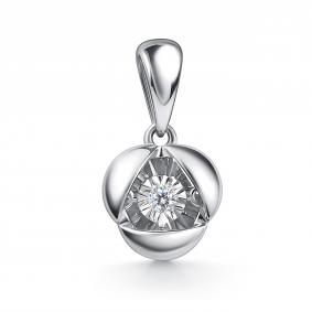 Серебряная подвеска GRIGORIEV Г03-10-51194-41-00 с фианитом Г03-10-51194-41-00 фото