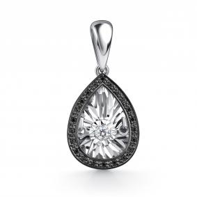 Серебряная подвеска GRIGORIEV Г03-10-5497-43-00 с фианитом Г03-10-5497-43-00 фото