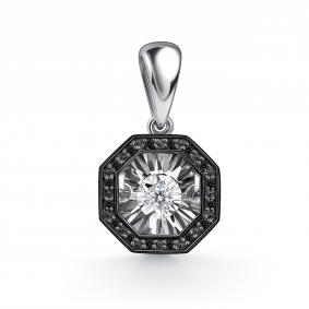 Серебряная подвеска GRIGORIEV Г03-10-5628-43-00 с фианитом Г03-10-5628-43-00 фото