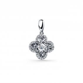 Серебряная подвеска GRIGORIEV Г03-10-5675-41-00 с фианитом Г03-10-5675-41-00 фото