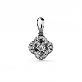 Серебряная подвеска GRIGORIEV Г03-10-5891-41-00 с фианитом Г03-10-5891-41-00 фото