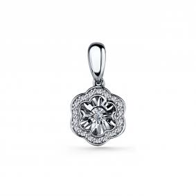 Серебряная подвеска GRIGORIEV Г03-10-5892-41-00 с фианитом Г03-10-5892-41-00 фото