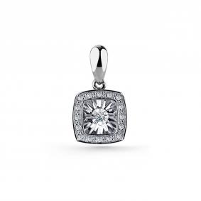 Серебряная подвеска GRIGORIEV Г03-10-5894-41-00 с фианитом Г03-10-5894-41-00 фото