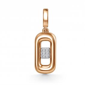 Золотая подвеска GRIGORIEV Г03-11-01121-41-00 с фианитом Г03-11-01121-41-00 фото