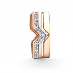 Золотая подвеска GRIGORIEV Г03-11-01156-41-00-1 с фианитом Г03-11-01156-41-00-1 фото