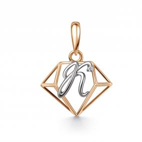 Золотая подвеска GRIGORIEV Г03-11-01337-21-00-5 с бриллиантом Г03-11-01337-21-00-5 фото