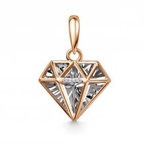 Золотая подвеска GRIGORIEV Г03-11-01342-21-00 с бриллиантом Г03-11-01342-21-00 фото