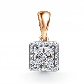 Золотая подвеска GRIGORIEV Г03-11-51108-31-00 с бриллиантом Г03-11-51108-31-00 фото