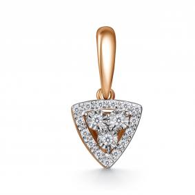 Золотая подвеска GRIGORIEV Г03-11-51111-31-00 с бриллиантом Г03-11-51111-31-00 фото