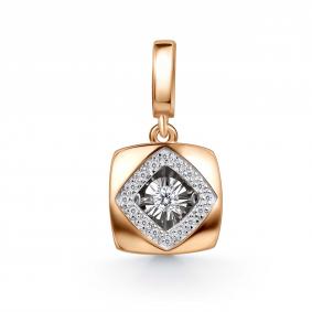 Золотая подвеска GRIGORIEV Г03-11-51126-31-00 с бриллиантом Г03-11-51126-31-00 фото