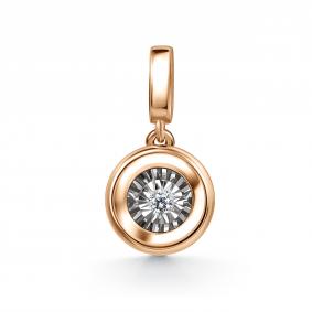 Золотая подвеска GRIGORIEV Г03-11-51127-11-00 с бриллиантом Г03-11-51127-11-00 фото