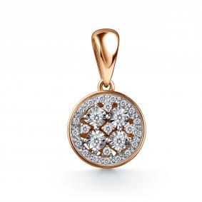 Золотая подвеска GRIGORIEV Г03-11-51150-31-00 с бриллиантом Г03-11-51150-31-00 фото