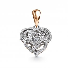 Золотая подвеска GRIGORIEV Г03-11-51217-31-00 с бриллиантом Г03-11-51217-31-00 фото