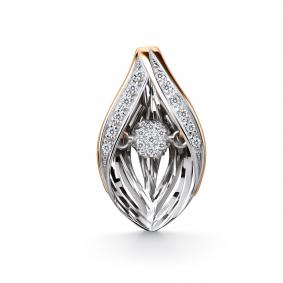 Золотая подвеска GRIGORIEV Г03-11-51218-21-00-3 с бриллиантом Г03-11-51218-21-00-3 фото