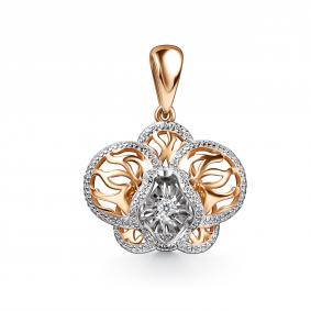 Золотая подвеска GRIGORIEV Г03-11-51223-31-00 с бриллиантом Г03-11-51223-31-00 фото