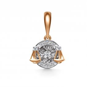 Золотая подвеска GRIGORIEV Г03-11-51249-31-00-7 с бриллиантом Г03-11-51249-31-00-7 фото