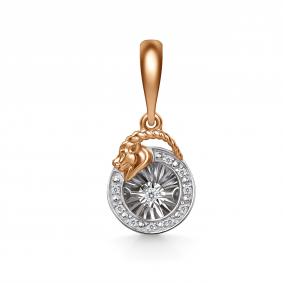 Золотая подвеска GRIGORIEV Г03-11-51249-31-00-9 с бриллиантом Г03-11-51249-31-00-9 фото