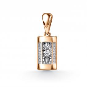 Золотая подвеска GRIGORIEV с танцующим бриллиантом Г03-11-51253-31-00 Г03-11-51253-31-00 фото