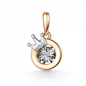 Золотая подвеска GRIGORIEV с танцующим бриллиантом Г03-11-51330-21-00 Г03-11-51330-21-00 фото