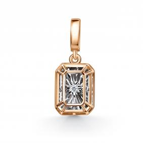 Золотая подвеска GRIGORIEV с танцующим бриллиантом Г03-11-51379-11-00 Г03-11-51379-11-00 фото