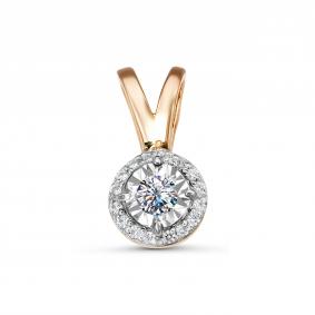 Золотая подвеска GRIGORIEV Г03-11-5348-31-00 с бриллиантом Г03-11-5348-31-00 фото