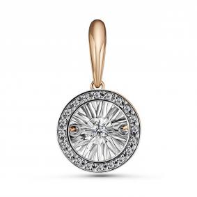 Золотая подвеска GRIGORIEV Г03-11-5478-11-00-1 с бриллиантом Г03-11-5478-11-00-1 фото