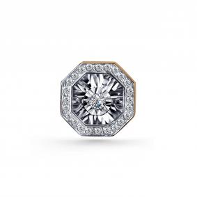 Золотая подвеска GRIGORIEV Г03-11-5628-31-00-1 с бриллиантом Г03-11-5628-31-00-1 фото