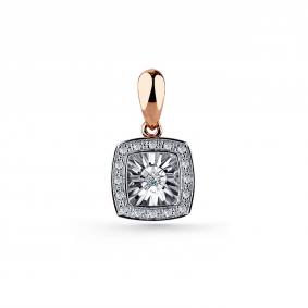 Золотая подвеска GRIGORIEV Г03-11-5894-31-00 с бриллиантом Г03-11-5894-31-00 фото