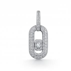 Подвеска из белого золота GRIGORIEV Г03-12-01115-31-00 с бриллиантом Г03-12-01115-31-00 фото