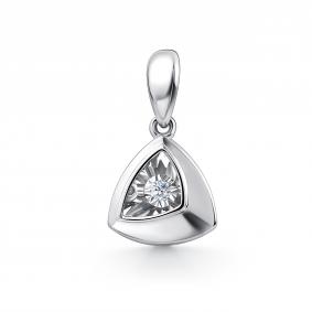 Подвеска из белого золота GRIGORIEV Г03-12-51026-11-00 с бриллиантом Г03-12-51026-11-00 фото