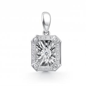 Подвеска из белого золота GRIGORIEV Г03-12-51083-31-00 с бриллиантом Г03-12-51083-31-00 фото