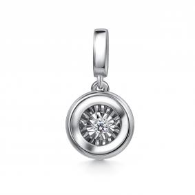 Подвеска из белого золота GRIGORIEV Г03-12-51127-11-00 с бриллиантом Г03-12-51127-11-00 фото