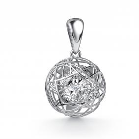 Подвеска из белого золота GRIGORIEV Г03-12-51149-11-00 с бриллиантом Г03-12-51149-11-00 фото