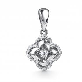 Подвеска из белого золота GRIGORIEV Г03-12-51205-31-00 с бриллиантом Г03-12-51205-31-00 фото