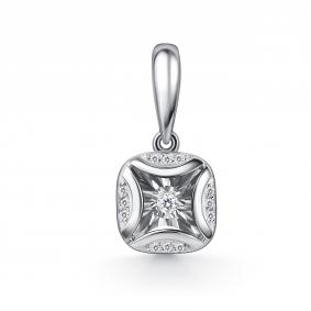 Подвеска из белого золота GRIGORIEV Г03-12-51206-31-00 с бриллиантом Г03-12-51206-31-00 фото