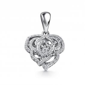 Подвеска из белого золота GRIGORIEV Г03-12-51217-31-00 с бриллиантом Г03-12-51217-31-00 фото