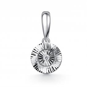 Подвеска из белого золота GRIGORIEV Г03-12-51289-11-00 с бриллиантом Г03-12-51289-11-00 фото