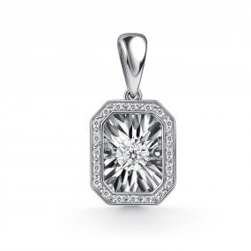 Подвеска из белого золота GRIGORIEV Г03-12-5629-31-00 с бриллиантом Г03-12-5629-31-00 фото