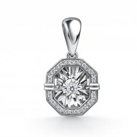 Подвеска из белого золота GRIGORIEV Г03-12-5630-31-00 с бриллиантом Г03-12-5630-31-00 фото